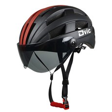 Dvic 自行車護目鏡安全帽, 黑紅