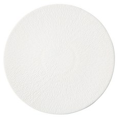 J-TABLE 10吋圓形陶瓷餐盤 白色, 1個