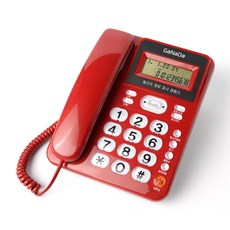 Aitec來電者有線電話機, GND-100（紅）