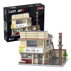 Bunny Land CADA Initial D 藤原豆腐店樂高兼容積木車 (C61031W), 混合顏色