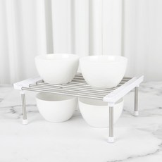 로긴 모노 스텐 접시 정리대, 화이트, 1개