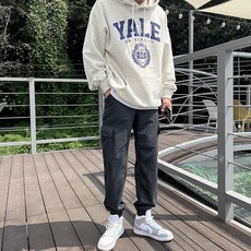 콘피아르 남성용 포켓 카고 스웨트 조거 팬츠 TC6130