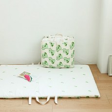 asomn 嬰幼兒用Duraron涼感幼兒園午睡被 + 枕頭 + 睡墊 可拆式, 棉花龍