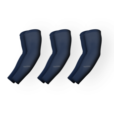 TIGHTEND 防護袖套 左手 3入+右手 3入套組, 海軍藍