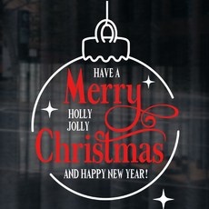 聖誕節字母裝飾貼紙, 13