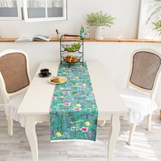 Casa L 薰衣草桌旗, 薄荷綠, 1個, 2人(150 x 30 cm)