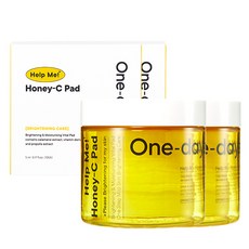 One-day's you 毛孔調理清潔棉片 60張 2盒+攜帶式棉片 20張 2入, 1組