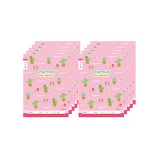 ibis 女小學生1-2閱讀書寬筆記本仙人掌10220, 10個, 混合顏色