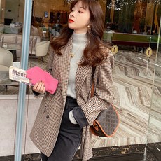 루나걸 여성용 제닛 니트 폴라 티셔츠