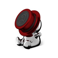 Minco 磁吸式車用手機支架, 1個, 紅色