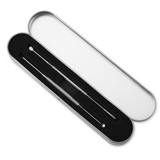 GAPANG 不銹鋼耳塞+耳垢清潔器套組 01 灰色 TOYA073, 1套