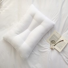 Maison Textile新品超細纖維頸椎枕芯, 白色的