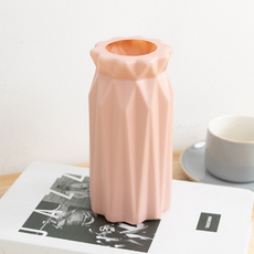 Navida 居家裝飾粉彩長型花瓶花盆, 粉紅色