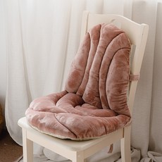 餐椅用靠墊, 04咖啡色