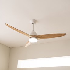 SPiANO Kelly 142 LED DC木質吊扇 SCF-56K001L, 淺木色