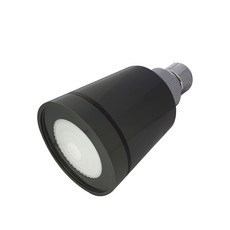 壁式淋浴蓮蓬頭 L, 灰色, 1個