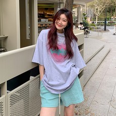 Lemon Soul 女款 Plus Tee 印花短袖T恤