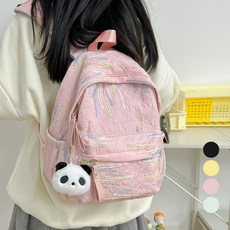 엘쏘 학생 스케치 데일리 백팩 + 펜던트 키링 세트