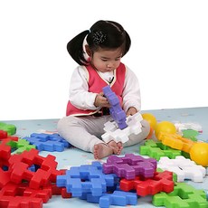 BabyBoom Nemopang 大型方形積木 52p, 1組, 多色