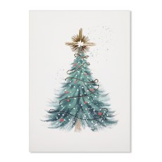 Hallmark 聖誕卡片 4入組 XPX1193, 混合色, 1套