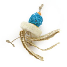 리프패럿 다리 많은 문어 앵무새 장난감 SA00181, 혼합색상, 1개