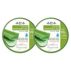 SUANSU 蘆薈舒緩凝膠盒裝, 300ml, 2個