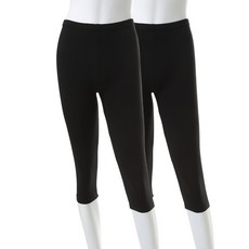 KerriLucy 棉質修身7分打底褲 2件組