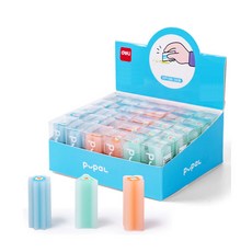 deLi 得力 好握造型橡皮擦 3款 x 10入組 VP156, 1套, 粉紅色, 藍色, 綠色