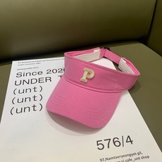 소니오 싱글 알파벳 스타일 빈 탑 썬캡 모자, TYPE 32