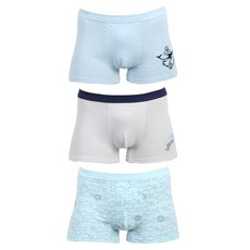 TOUGHGUY 男童款棉質彈性四角內褲 3件組 TG-JN7027