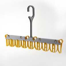 折疊曬衣架 01號 黃色, 1個