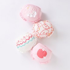 Bebeniz 女童荷葉邊內褲4件組