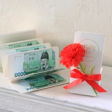 Scent Basket 人造花Merci風琴式零用錢信封袋, 紅色, 1個