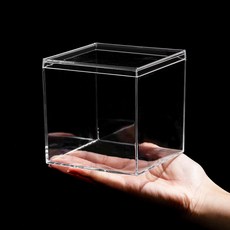 미미네아쿠아 10큐브 테라리움 사각 케이스, 투명, 3개