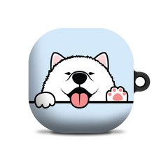 iPickOne Galaxy Buds Live / Buds Pro / Buds2 探頭小狗保護殼, 薩摩耶, 單一商品