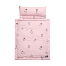 도노도노 유아용 사계절 모달 낮잠이불세트 일체형, 핑크코니