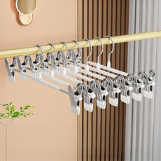 논슬립 자국방지 치마 바지걸이, 화이트, 20개