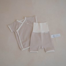 PEEKABOO 嬰幼兒雛菊短袖新生兒上下衣套裝