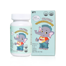 BHT 孩童綜合維他命礦物質錠片, 30顆, 1罐