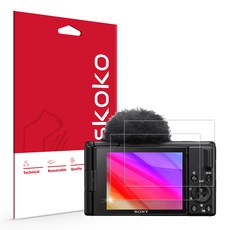 Skoko Sony ZV-1M2 超高畫質 原色 AR 螢幕保護貼 2入組, 1套, SNC00750006