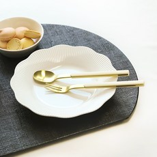 Bogen Armand 金色餐具系列 香草, 1套, 茶匙 + 茶叉