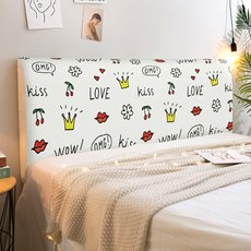러브믹스 침대헤드커버, 키스, 1개