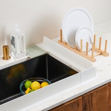 JAJU 矽膠水槽擋水板 75cm, 單一顏色, 1個