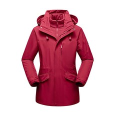 AOULS 男款長版搖粒絨多層次保暖戶外夾克 #1896