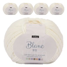 브랜드얀 블랑 뜨개실 5p, 백 아이보리(708), 5개