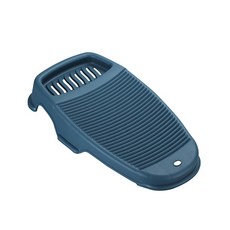 適用於洗手台臉盆的便利防滑洗衣板 大型, 藍色, 1個