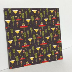 HTP 傳統花紋磁磚 葉子圖案 植物圖案 K0543 1000943, 1個