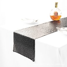 Safe Top派對用品桌巾, 02黑色, 30 x 300 厘米