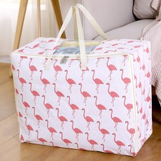 Itemtrade 布料收納袋 XXL, 14 白色紅鶴, 1個