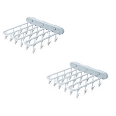 셀렉숀 원터치 접이식 빨래집게 양말 건조대 그레이, 2개